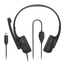 Hama PC-Office-Headset "HS-USB250 V2", Stereo Schwarz
