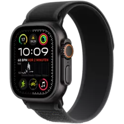 Apple Watch Ultra 2 Titan Trail Loop Titan Schwarz/Schwarz M/L