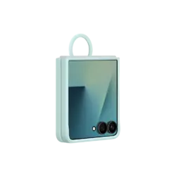 Samsung Galaxy Z Flip 7 Silicone Ring Case Mint