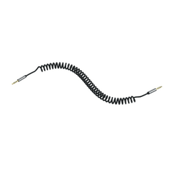 XLayer Kabel Audio-Spiral AUX 3.5 mm Klinkenkabel 2.0 m