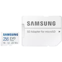 Samsung microSD Card EVO Plus 256 GB Blau