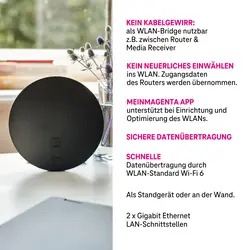 Telekom Speed Home WLAN Schwarz