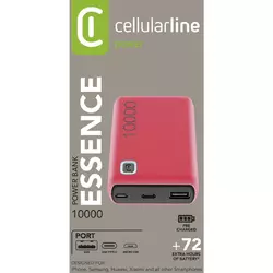 Cellularline Power Bank ESSENCE 10000 Pink