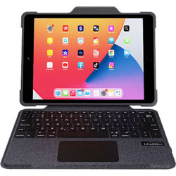 DEQSTER Rugged Touch Keyboard Apple iPad 10.2" Schwarz