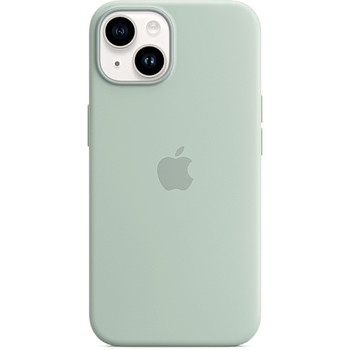 Apple Silikon Case iPhone 14 Plus Agavengrün