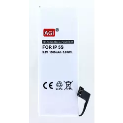 AGI Akku kompatibel mit Apple iPhone 5S Schwarz