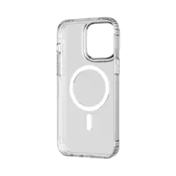 Tech21 Evo Clear Case Kompatibel mit MagSafe für iPhone 14 Pro Max Transparent