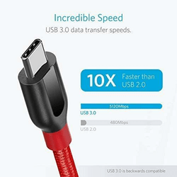 Anker PowerLine+ 90cm USB C Kabel auf USB 3.0 A