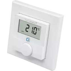 Homematic IP Wandthermostat mit Luftfeuchtigkeitssensor Weiß