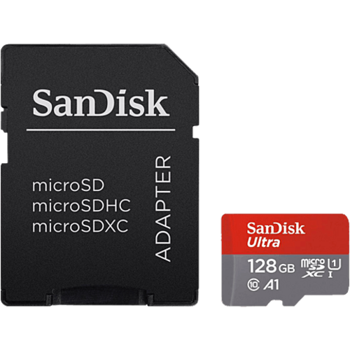 SanDisk microSDXC Card Ultra + SD-Adapter Schwarz
