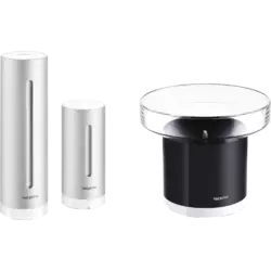 Netatmo Smarte Wetterstation + Regenmesser Bundle Grau / Schwarz