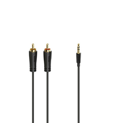 Hama Audio-Kabel 3,5-mm-Klinken-Stecker - 2 Cinch-Stecker Stereo verg. 3,0 m