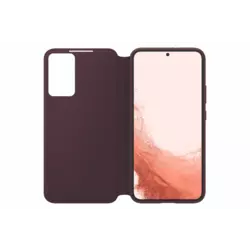 Samsung Galaxy S22+ Smart Clear View Cover Burgunder