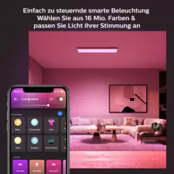 Philips Hue White & Color Ambience Surimu Panel 120x30cm Schwarz