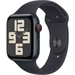 Apple Watch SE (2023) GPS Aluminium Sportarmband Mitternacht/Mitternacht M/L