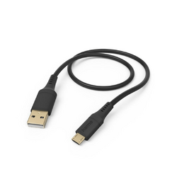 Hama USB-Kabel Silicon USB-A - Micro USB