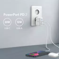 Anker PowerPort PD+ Weiß