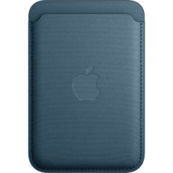 Apple iPhone Feingewebe Wallet Pazifikblau