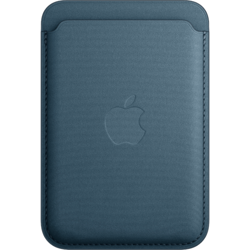 Apple iPhone Feingewebe Wallet Pazifikblau