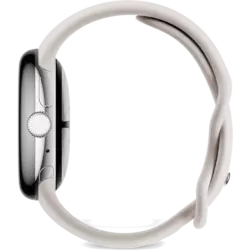 Google Pixel Watch 2 LTE Polished Silver Case Porcelain Active Band Porcelain