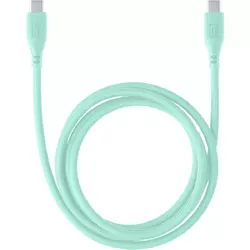 Cellularline Soft Data Cable USB Typ-C/ Typ-C 1,2m Gruen
