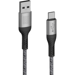 Syllucid USB-A auf USB-C long-life Kabel (1,2m) Grau