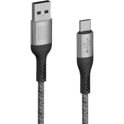 Syllucid USB-A auf USB-C long-life Kabel (1,2m) Grau