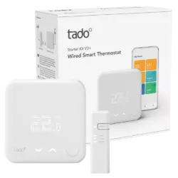 tado° Smartes Thermostat (Verkabelt) - Starter Kit V3+ Weiß