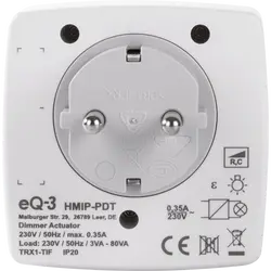 eQ-3 Homematic IP Zwischenstecker mit Dimmfunktion Weiß