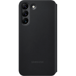 Samsung Clear View Cover Galaxy S22 5G Schwarz