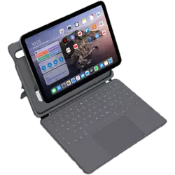 DEQSTER Smart Rugged Touch+ Keyboard Apple iPad 10.9" Space Grau