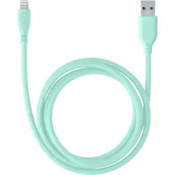 Cellularline Soft Data Cable USB-A/ Lightning 1,2m Gruen