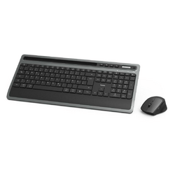 Hama Multi-Device-Tastatur-/Maus-Set KMW-600 Plus Schwarz/Anthrazit,QWERTZ DE