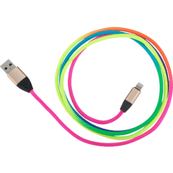 Peter Jäckel USB Data Cable RAINBOW Lightning mit Sync- und Ladefunktion
