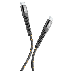 Cellularline S.p.A. Tetraforce Data Cable Strong 2m USB Typ-C/ Typ-C Schwarz