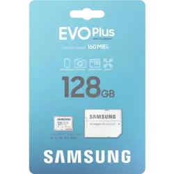 Samsung microSD Card EVO Plus 128 GB Blau