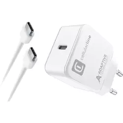 Cellularline USB-C Charger Kit Samsung 15W Weiß