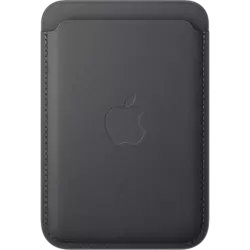 Apple iPhone Feingewebe MagSafe Wallet Schwarz