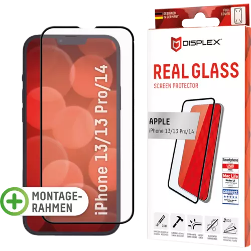 Displex Real Glass FC für Apple iPhone 14, 13, 13 Pro