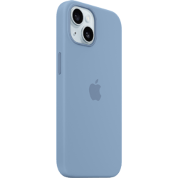 Apple iPhone 15 Silikon Case Winterblau