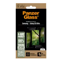 PanzerGlass ECO MATRIX 4-way Privacy Screen Protector Samsung Galaxy S25 Ultra | Ultra-wide Fit