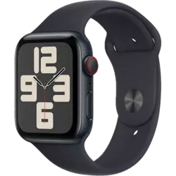 Apple Watch SE (2023) Aluminium Sportarmband Mitternacht/Mitternacht M/L