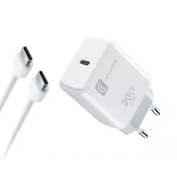 Cellularline S.p.A. USB-C Charger Kit Apple 20W PD