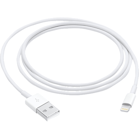 Apple Lightning auf USB Kabel (1m) Weiß