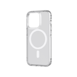 Tech21 Evo Clear Case Kompatibel mit MagSafe für iPhone 14 Pro Transparent