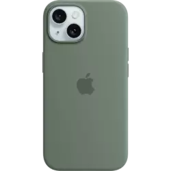 Apple iPhone 15 Silikon Case Zypresse