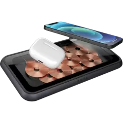 Zens Liberty 16 Coil Dual Wireless Charger Glass Schwarz