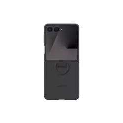 Samsung Galaxy Z Flip 7 Silicone Ring Case Black