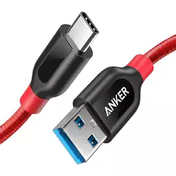 Anker PowerLineplus 90cm USB C Kabel auf USB 3.0 A