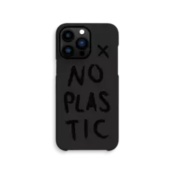 agood Back Case No plastic iPhone 14 Pro Max Charcoal Black